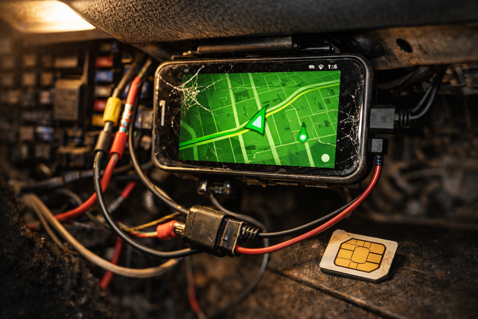 Niskokosztowy system śledzenia (tracker GPS)